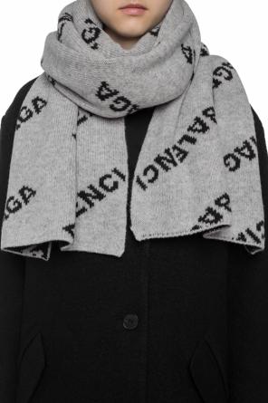 Logo-embroidered scarf, zdjęcie 2 Logo-embroidered scarf od Balenciaga